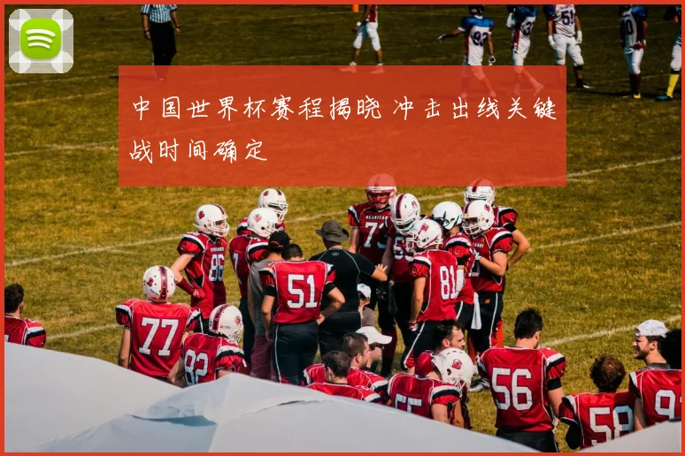 中国世界杯赛程揭晓 冲击出线关键战时间确定